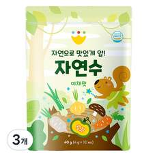 Bamam 蔬菜風味高湯包 10包入, 3個, 40g