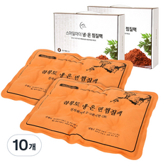 스마일마더 참황토 허리 복부 냉온 면 찜찔팩, 10개