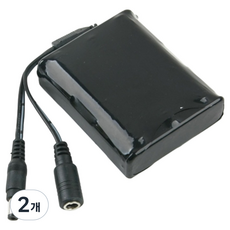 컴스 18650 충전지 팩 Y자형 DC12V 3A 3.7V 3ea LC0894, 2개, 1개입
