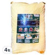 DYY dog&cat 環保松木砂量販包, 4包, 無香味, 15kg