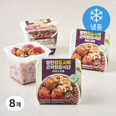 방탄푸드 방탄컵도시락 곤약현미식단 흑미밥 & 미트볼 (냉동), 230g, 8개