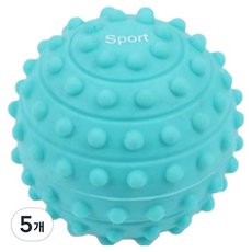 골드팡 마카롱 실리콘 발바닥 지압 마사지볼, 마카롱 민트, 5개