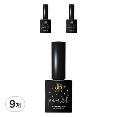 JIN.B I'BE 免擦拭珠光上層凝膠, JBPR-PT, 9個, 11ml