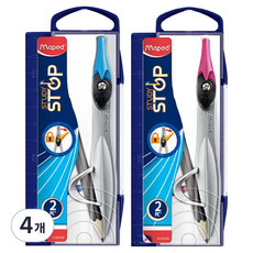 Maped 小學生用停止型圓規 鉛筆型 隨機出貨, 4個