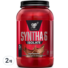 비에스엔 신타6 아이솔레이트 초코맛 단백질 파우더, 912g, 2개