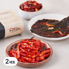 외갓집곳간 매일반찬 걱정 뚝 무말랭이무침 200g + 깻잎무침 200g + 낙지젓 200g, 2세트