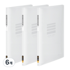 에코청운 칼라칩 클리어화일 20매 A4, 투명, 6개