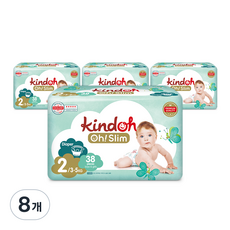 kindoh Oh! Slim優質超薄褲型尿布, 第2階段, 304片
