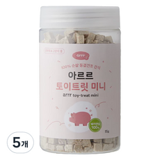 동원아르르 반려동물 토이트릿 미니 동결건조 간식, 돼지안심, 55g, 5개