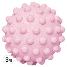 쏙쏙채움 지압 마사지볼 4.5cm, 3개, 핑크 싱글