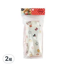 LiLFANT 迪士尼 拋棄式餐盒 3個, 19x9x8.4CM, 韓國產, 2組