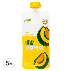 BABAM 甜南瓜粥, 130g, 5個