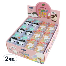 PINKFOOT 貓貓彩虹橡皮擦 2種 x 18入組, 2套, 混合顏色