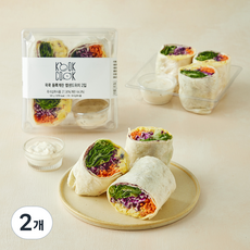 꾹쿡 듬뿍계란 랩샌드위치 2입, 585g, 2개