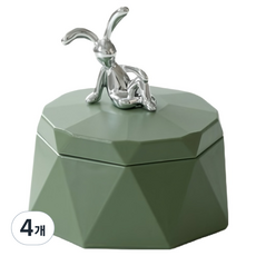 캐시리치 뚜껑있는 냄새차단 재떨이 12 x 12.3 cm, 타입5, 4개