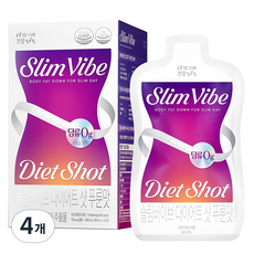 tft Slim Vibe Binggrae保健身材管理Shot 西梅口味 10入, 600ml, 4個