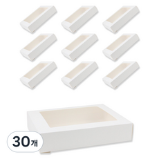 아이엔피 기프트 창상자 직 17.5호 17.5 x 13.5 x 3.5 cm, 화이트, 30개