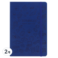 소담몰 깔끔한 다이어리, 네이비, 2개