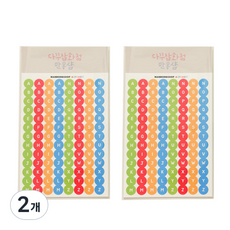 糖果字母花俏貼紙 2入, 棒糖, 2個