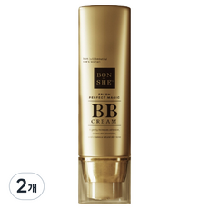 본쉬즈 프레쉬 퍼펙트 매직 비비크림 SPF50+ PA++++, 베이지, 40ml, 2개
