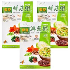 Smile99 纖莉子 藜麥鮮蔬粥 香椿海帶芽風味, 超級全營養食物, 無味精/無防腐劑/無人工色素, 純素, 台灣製造, 150g, 3盒