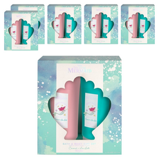 MAD BEAUTY 小美人魚沐浴護膚禮盒 沐浴乳150ml + 身體乳液 150ml, 6盒