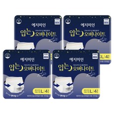 YEJIMIIN 玥之美人 褲型衛生棉, 4片, 4包, L(110~115號)