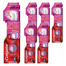 콜게이트 슬림소프트 울트라소프트헤드 칫솔, 2개입, 6개