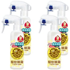 小不叮 草本驅蚊噴霧 升級版 嬰幼兒用, 200ml, 4瓶