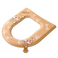 솔미온 부드러운 손잡이 변기 시트, 여우, 1개