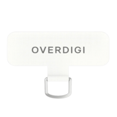 OVERDIGI 機殻掛繩片 尼龍單環, 白色, 1個