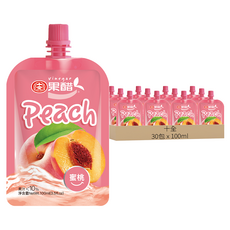十全 蜜桃醋飲料, 100ml, 30包