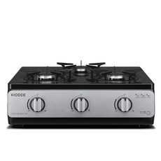 키오떼 컬러 가스레인지 3구, 샤이니실버 LF301S, LPG