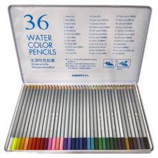 利百代 風景水彩色鉛筆 CC-860ZM, 36色, 1盒