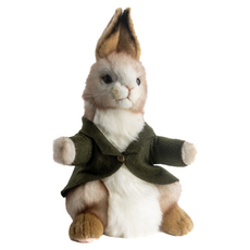 HANSA TOY 絨毛填充玩具 小兔子手偶, 1個, 1