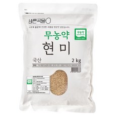 바른곡물 국산 무농약 현미, 2kg, 1개