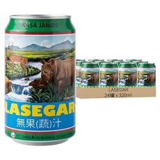LASEGAR COOLING DRINK Guava Flavor 番石榴風味清涼水, 320ml, 24罐