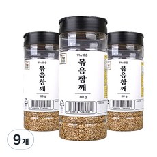 炒芝麻粒, 80g, 9個