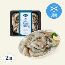 박상경새우 국내산 무항생제 인증 새우 (냉동), 500g, 2개