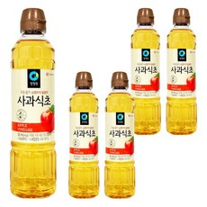 清淨園 韓國蘋果醋 料理用 500ml, 5瓶