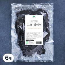 유기식품 인증 고흥 실미역, 300g, 6개