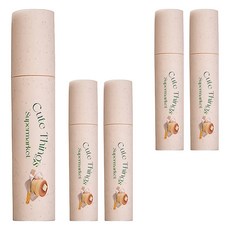 FLORTTE花洛莉亞 怪美莉亞系列奶糕唇霜 01花生皮 2.3g 5支, 5件