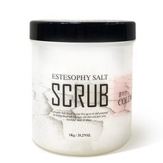 Estesophy 膠原蛋白身體去角質鹽, 1kg, 1組
