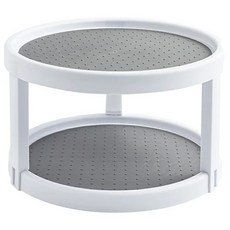 旋轉托盤置物架 PP+TPR+PE+304不鏽鋼, 1個