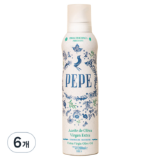 페페 엑스트라 버진 올리브오일 스프레이, 200ml, 6개