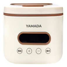 YAMADA 隨行加熱小方盒 白色 YLB-23DM010 不沾塗層易清洗 定時加熱 辦公室/旅行適用