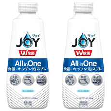 JOY W 抗菌系列 奇蹟泡沫洗碗噴霧補充瓶 微香, 275ml, 2瓶