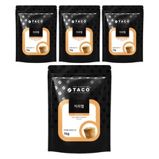 TACO 香濃焦糖咖啡粉, 1kg, 1包, 4包