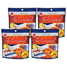 Zelico 焦糖鹽牛奶糖，北海道奶油，岩鹽使用，日本製造, 36g, 4包