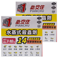 必安住 水蒸式殺蟲劑, 25g, 2個